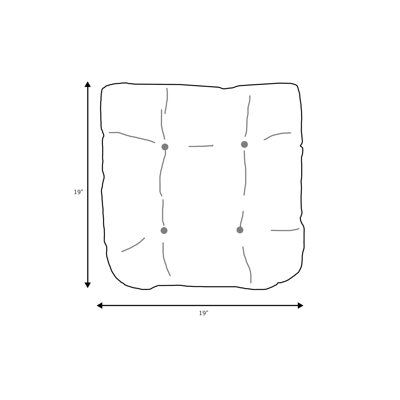 Coussin de siège 2 pièces Sumbrella