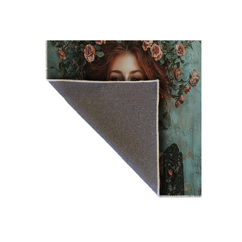 Tapis décoratif lavable à la machine Modern, Rectangle 2 pi 6 po x 4 pi 11 po