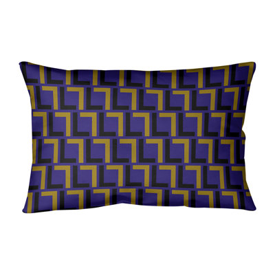 Baltimore Geometric Reversible Pillow Cover
