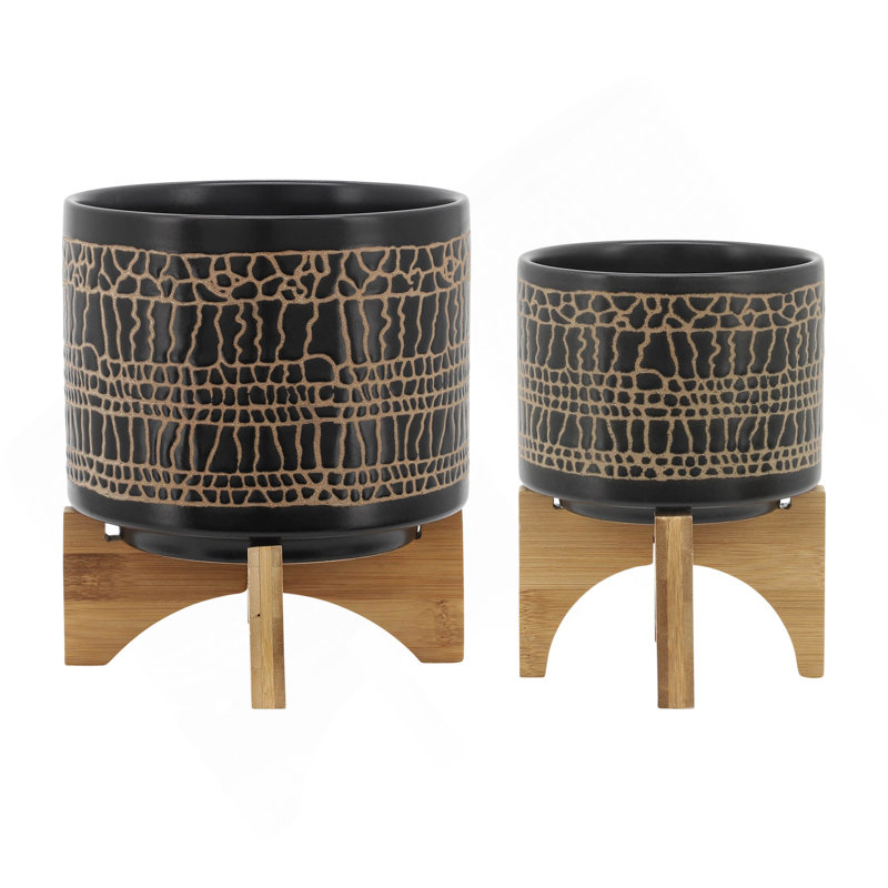 S / 2 5/8 "GLACE GLACÉE AVEC SUPPORT, NOIR