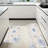 Blue Floral Pattern, Kitchen Mats Set Of 2-1667538444
