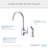 Parma Single Handle Kitchen Faucet with Side Spray-69955634