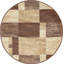 Tapis brun à motif géométrique Harvest-40277476