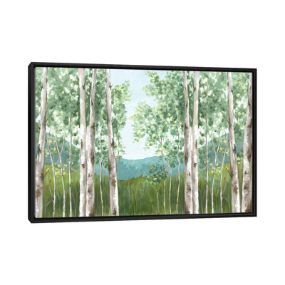 «Be derrière les montagnes» par Eva Watts - reproduction sur toile tendue