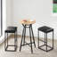 Tabouret de bar et de comptoir revêtu de meuble Nouriel-70089999-70090002