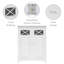Armoire de rangement autoportante Woodley
