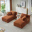Chaise longue double à compression avec coussins et porte-gobelets Gower-117793432