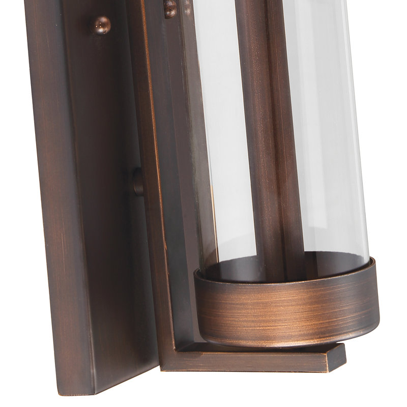 Pineiro Steel Flush Mounted Sconce, Rubbed Bronze