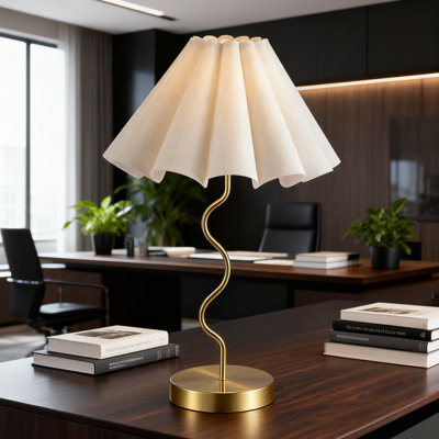 Modern Table Lamp For Bedroom Nightstand Living Room End Table Minimalist Accent Lighting E26 Base