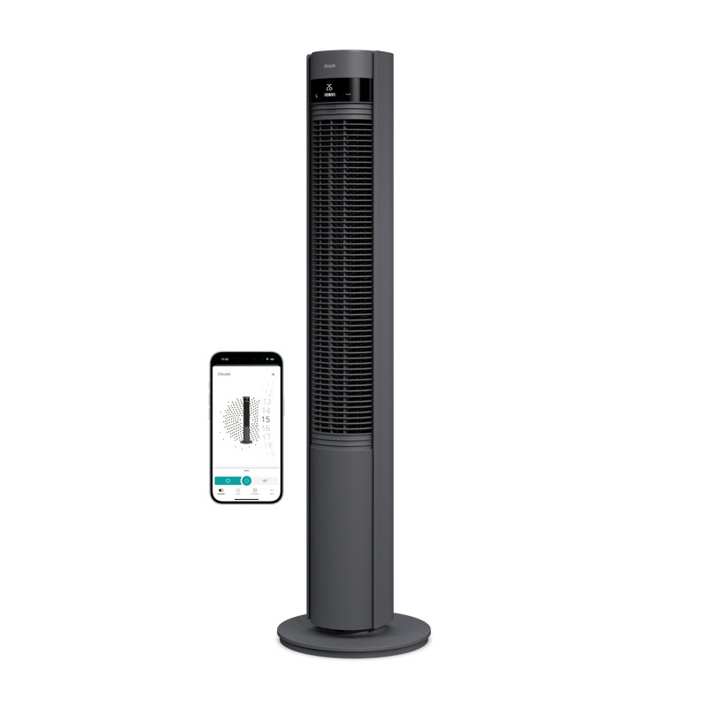 Elevate Smart Tower Fan - Grey, Grey