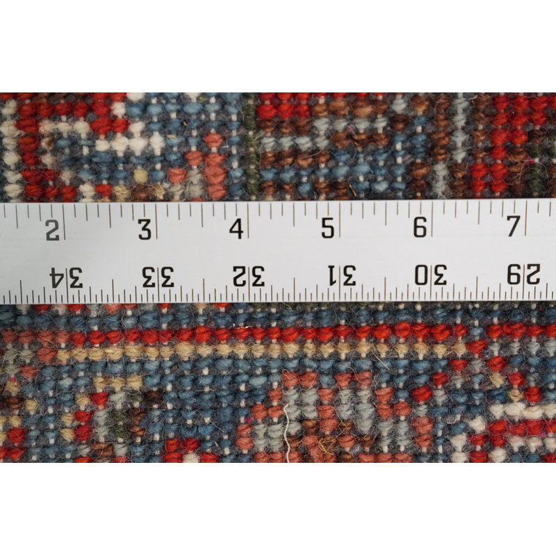 Tapis pour vestibule géométrique en laine 2x3