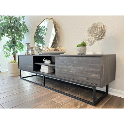 Fitzgibbon 71'' Iron Legs Media Console