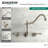 Kingston Brass Heritage Two-Handle 3-Hole Wall Mount Roman Tub Faucet-33092082