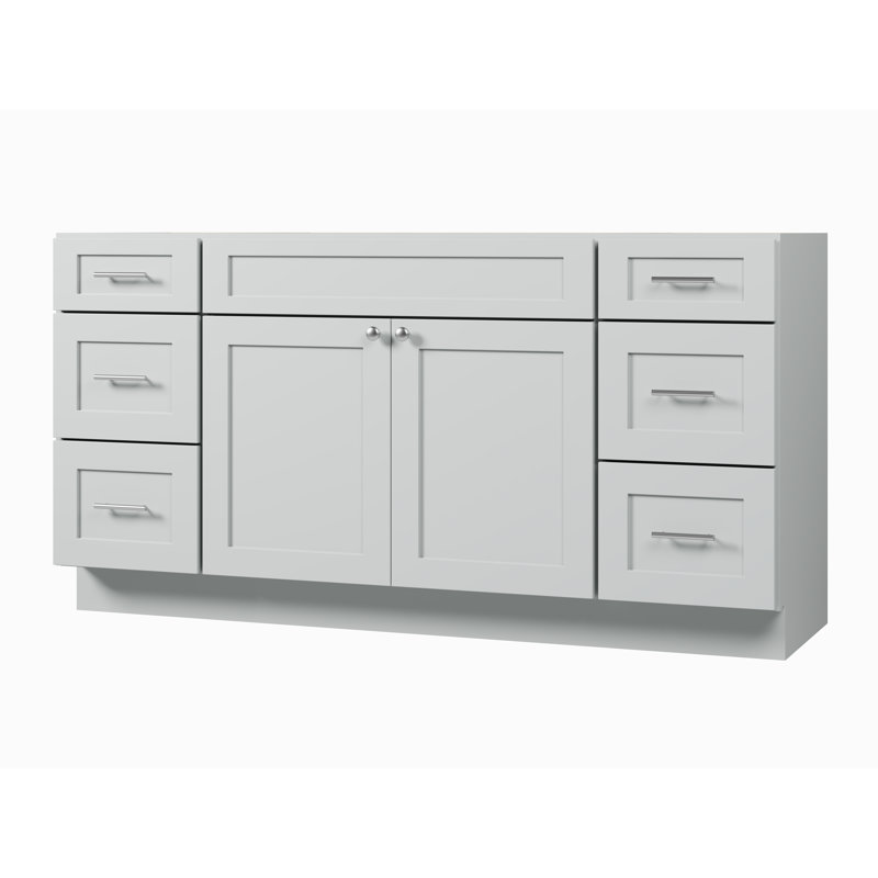 Disar 66 " Single Bathroom Vanity Base, Gray