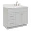 Abell 36.25'' Bathroom Vanity with Carrara Quartz Top-94003657
