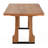 63" Rectangular Dining Table In Natural Tone For Apartment Limited Spaces - Seats 4 6, Solid Wood + , Water , Simple Setup, Vintage Appeal Small Kitchen And Areas To Install, Design-31051638