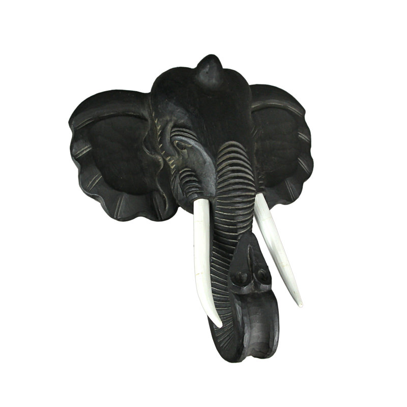Figurine buste d'éléphant d'Afrique