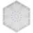 Radiant  Hexagon 7.88 In. X 9.45 In. Matte Porcelain Floor And Wall Tile-108199944