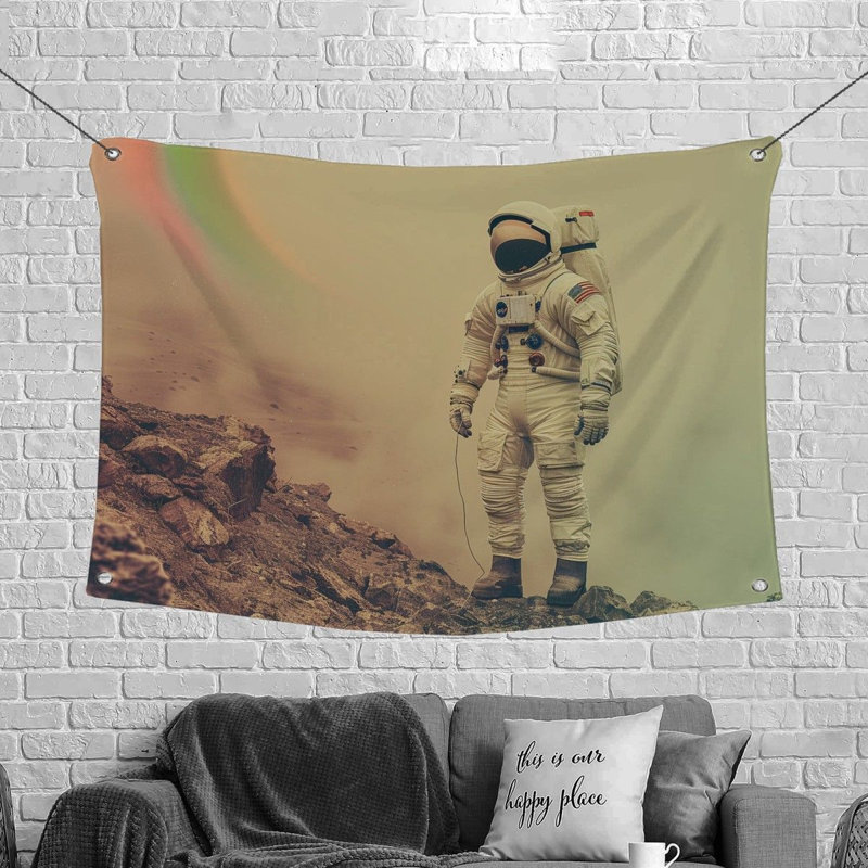 Machine Tapestry - Rod Included, 50" H x 60" W