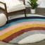 Camilo Blue/Pink/Brown/Grey Rug-1402486543