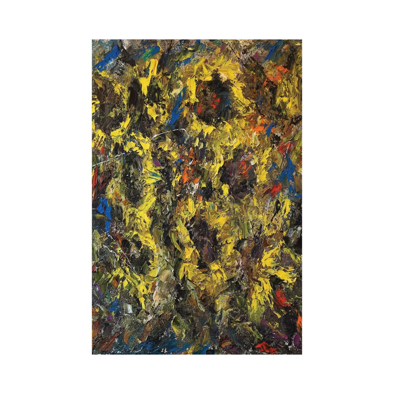 Sunflowers 1 Piece Wrapped Canvas Painting, 66.04 cm H x 45.72 cm W x 3.175 cm D