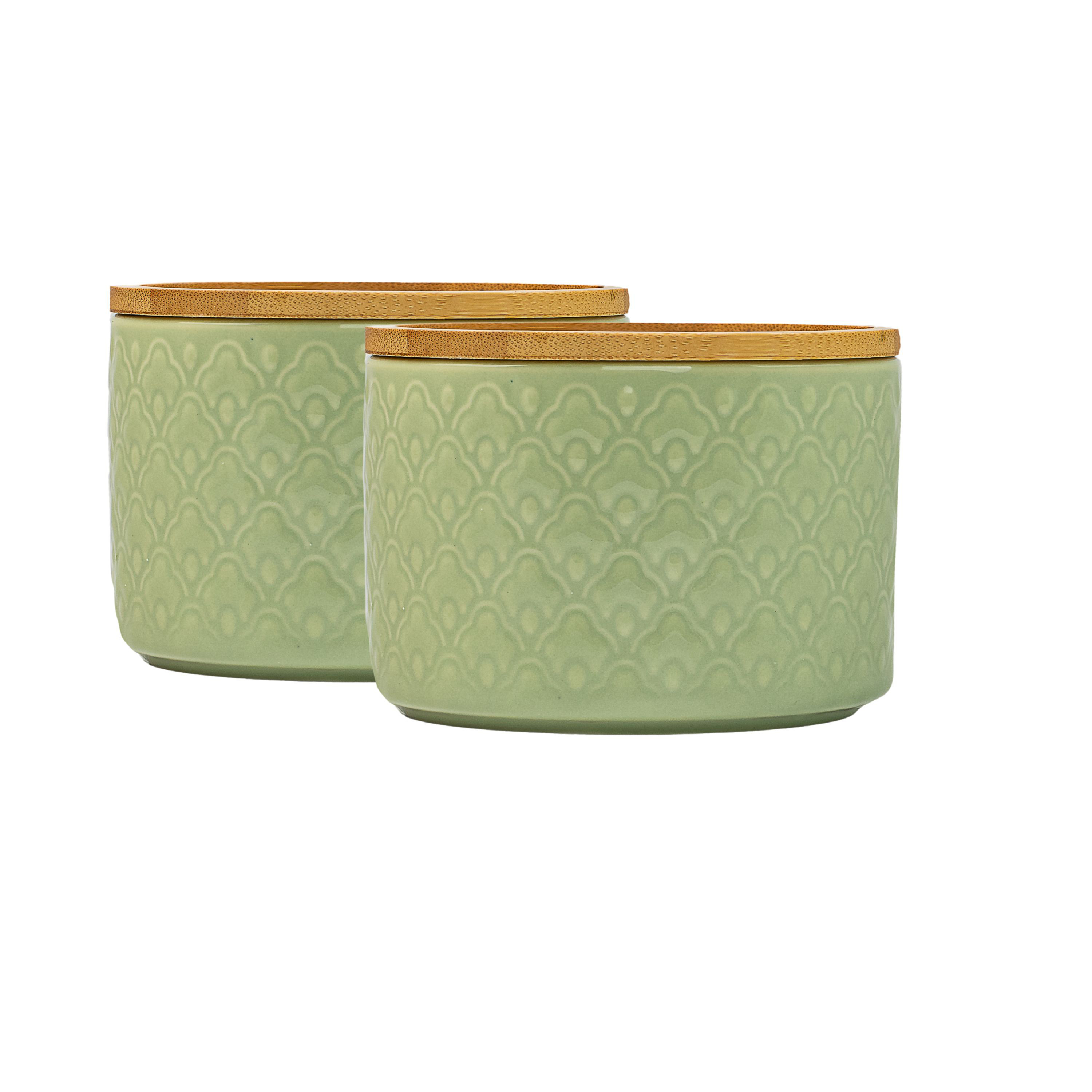 Ten Strawberry Street 10 Strawberry Street Embossed Kyoto Salt Cellar