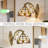 1 - Light Tiffany Stained Glass Wall Sconce With Pull Chain Switch (Set of 2)