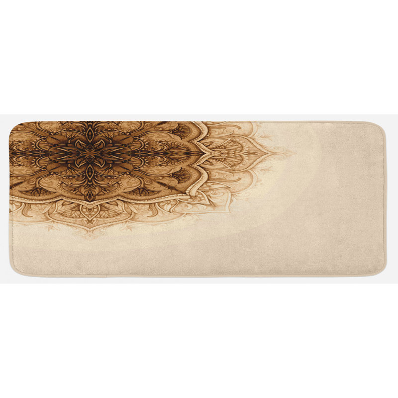 Jacklyn Folk Oriental Mandala Illustration Kitchen Mat