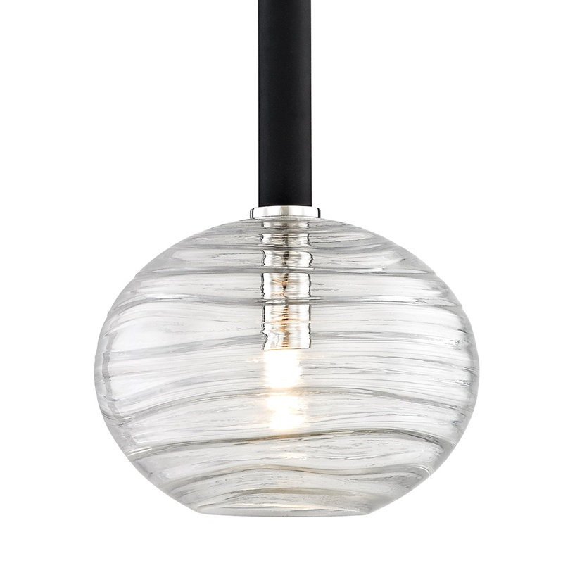 Breton 1 - Light Pendant, Polished Nickel
