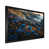 Impression noire sur toile encadrée