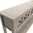 60" Long Sofa Table with two Different Size Drawers and Bottom Shelf for Storage-1035980649