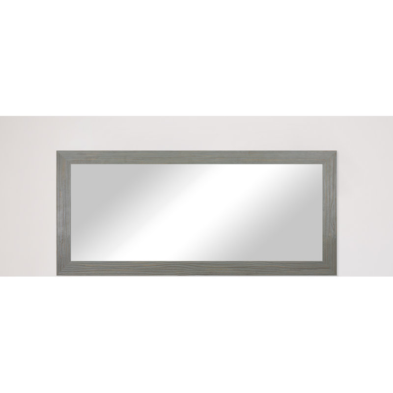 Balmuth Solid Wood Flat Mirror, 35.25" x 63.75"