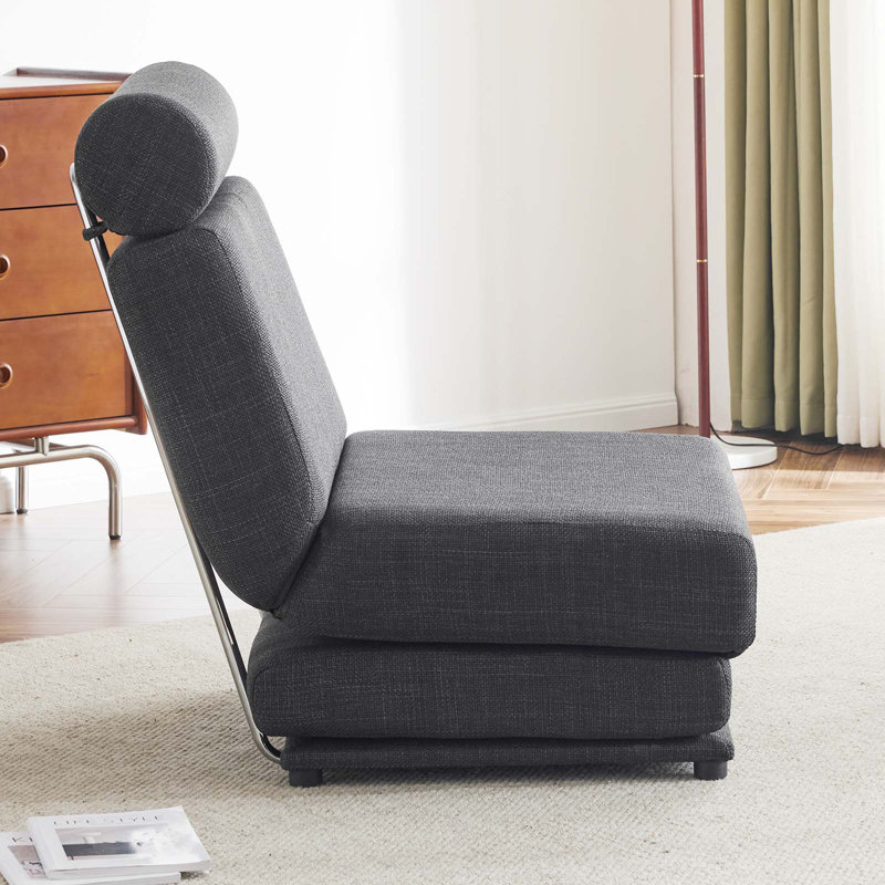 Single Sofa Chair, Foldable Single Sofa Bed With Pillow, Portable Foldable Sofa Bed, Leisure Sofa Chair, Comfortable Chair