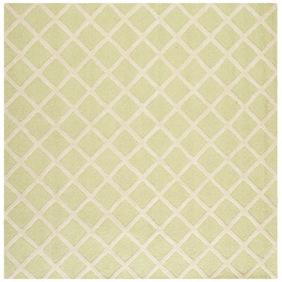 Sanyla Hand Tufted Wool Geometric Rug