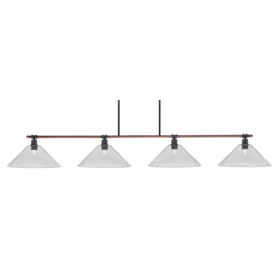 Luminaire suspendu 4 lumières Kaolan