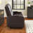 Almida 2-Pieces Classic Premium Vegan Leather Power Living Room Set With USB Port & Cup Holders & Console-111000391