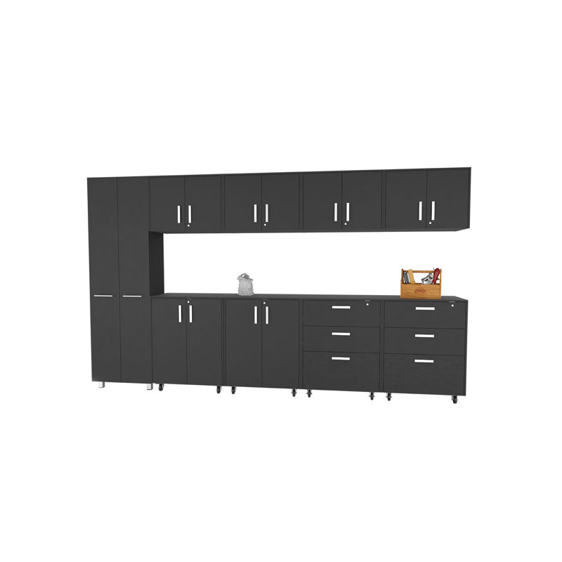 Système de rangement pour garage 9 pièces Georgia
