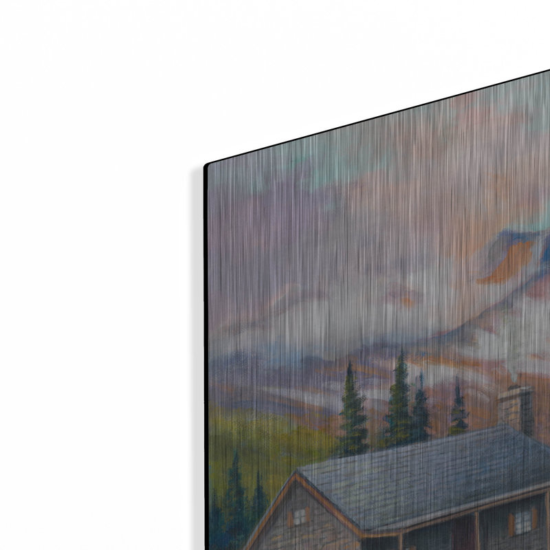 «Country Cabin» par John Zaccheo, H 24 po x l 36 po