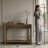 Chul 43.3" Traditional Console Table With Curved Edge Top 43.3" Traditional Console Table With Open Shelf-1855846596