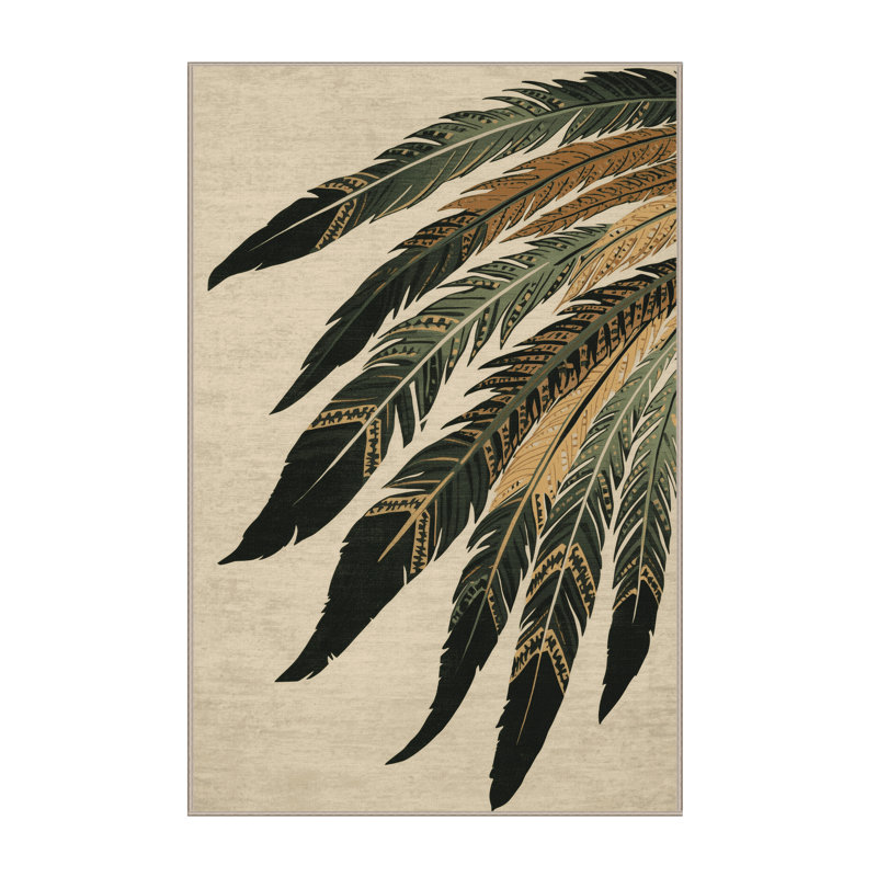 Tapis traditionnel beige lavable à la machine Warleigh, 5 x 8