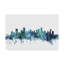 « vancouver canada blue blue horizon », reproduction d’impression sur toile tendue-1866456626