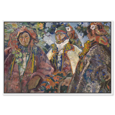 Wesele huculskie Canvas Classic Female Portraits by Art Remedy