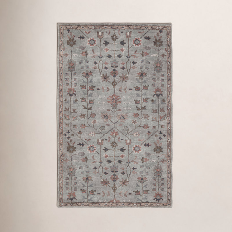 Terry Bella Hand Tufted Wool Siba Rug, Rectangle 7'9" x 9'9"