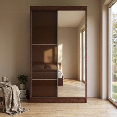 Charlisha 59" Armoire with Adjustable Shelves, Hanging Rod, Matte Finish