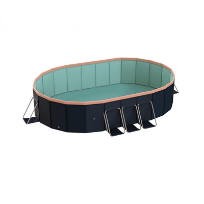 2.1M PVC Folding Pool (Not Inflatable) Bathes And Cools In Summer, Suitable For Outdoor Patio Beach Garden