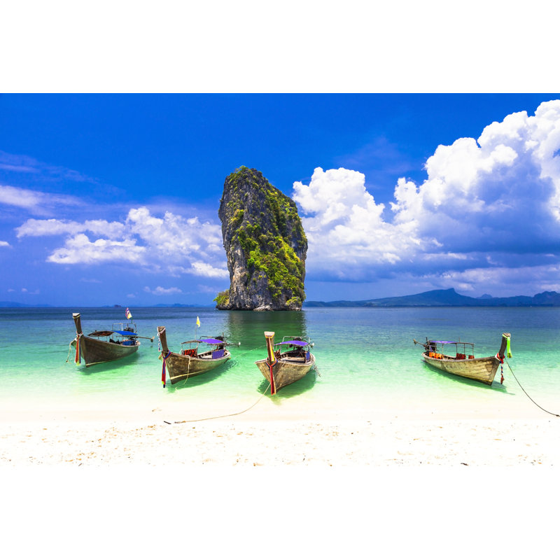 Beaches Of Thailand by Freeartist - Wrapped Canvas Print, 51cm H x 76cm W x 3.8cm D