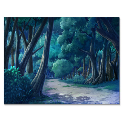 «Morning Light In The Forest II», reproduction sur toile