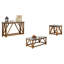 Ensemble de 3 tables basses Danyah Aleah