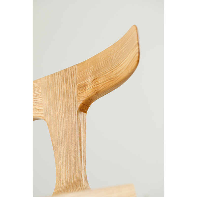 Anvil Chair With Back, Matte Ash, Bar Stool (31” Seat Height)