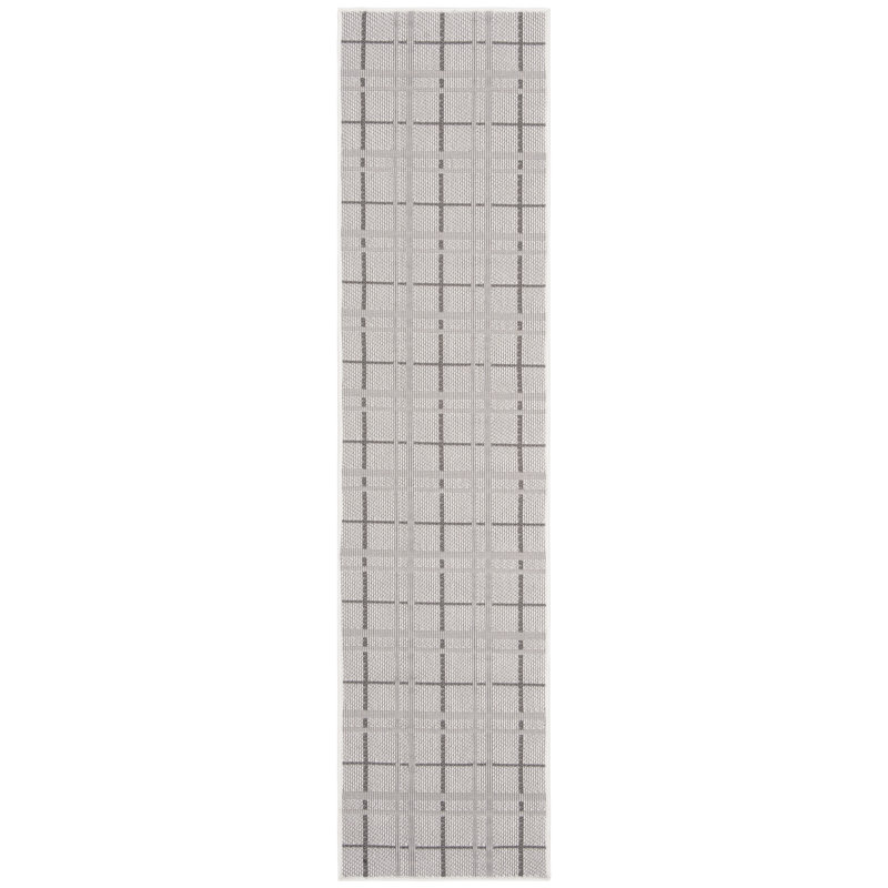 Abass Performance Machine Washable Plaid Indoor/Outdoor Area Rug, Runner 2' x 8'